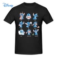 thumbnail image 2 of Disney Stitch Emoticon T shirt Harajuku Short Sleeve T-shirt 100% Cotton Graphics Tshirt Brands Tee Top4XL Gao Jinjia LED, 2 of 2
