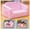 Pink1, variant on Baxluxe Bean Bag Sofa Chair with Handle,Lamb Fleece Beanbag Sofa for Adults,Striped Lazy Sofa Chair with Armrest,Lounger Chair for Reading Gaming Watching TV,Living Room,Bedroom
