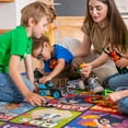 thumbnail image 6 of KC Cubs | DC Super Hero ABC Alphabet Traits & Emotions Educational Learning & Game Area Rug Carpet for Kids and Children Bedrooms and Playroom, 6 of 7