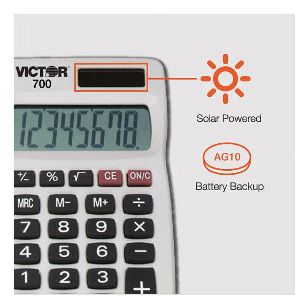 700 Pocket Calculator, 8-Digit Lcd | Bundle of 5 Each