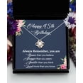 thumbnail image 5 of Happy 45th Birthday Necklace for Her Daughter Granddaughter Niece Gift for Women Love Knot Necklace, 5 of 10