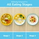 thumbnail image 4 of Platos con forma de cuchara para niños Omie, paquete de 3 con 2 separadores de silicona, 4 of 6