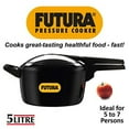 thumbnail image 1 of HAWKINS - F10 Hawkins Futura Hard Anodised Pressure Cooker, 5 L, Black, 1 of 4