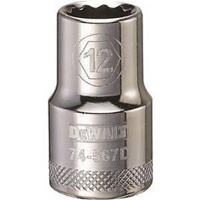 Stanley Tools 7516206 DWMT74567OSP Douille de Transmission 0.5 Po 12 Points, 12 mm