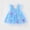 C-Blue147, variant on JIAYUE Girls Spring Dresses Floral Sleeveless Square Neckline Mid Length Ball Gown Elegant Butterfly Front For Toddler Fashionable Breathable Everyday Clothing