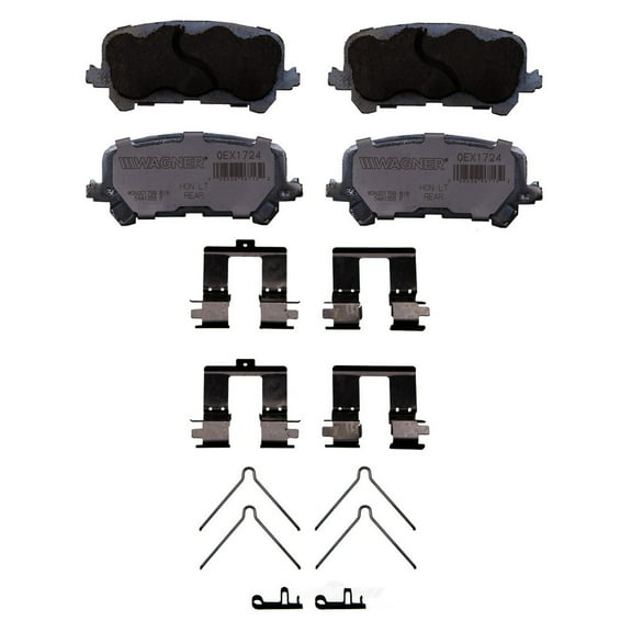 Disc Brake Pad Set Fits select: 2016-2020 HONDA PILOT, 2014-2016 ACURA MDX