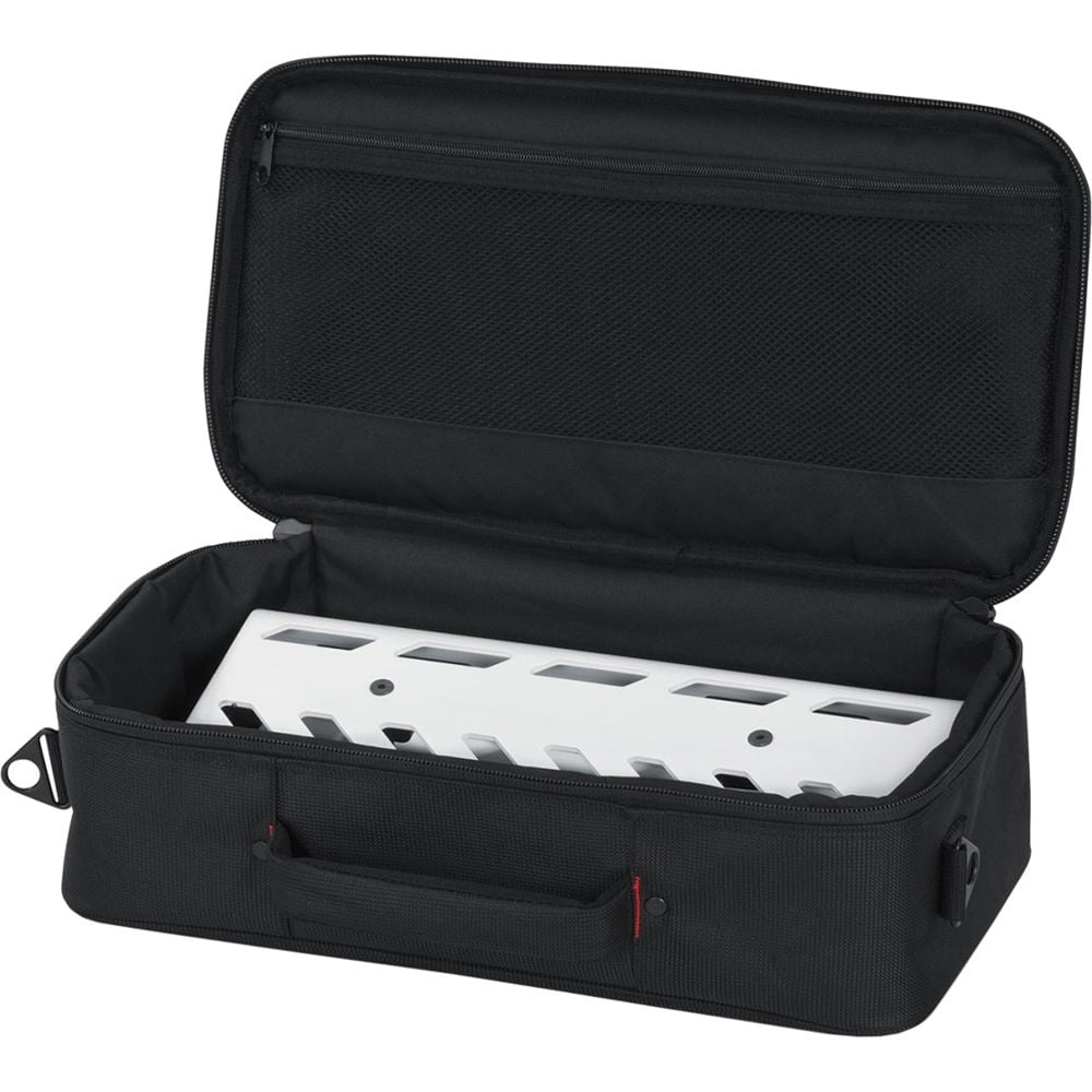 Gator Cases GPB-LAK-WH Small Aluminum Guitar Pedal Board with Carry Bag - Orange