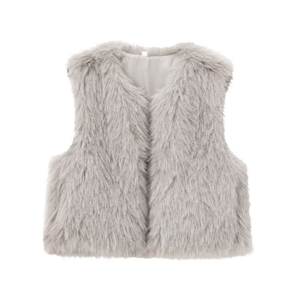 Chaqueta y abrigo informal sin mangas y sin capucha para mujer, cárdigan sin mangas de color liso a la moda, abrigo exterior para mujer