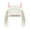 Beige white, variant on MOMOJIA Plush Knitted Cap With Devil Horn Winter Warm Pullover Hat for Outdoor Activity
