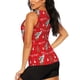 thumbnail image 3 of Fotbe Christmas Deer 1 Blusas Sin Mangas para Mujer – Estilo Casual, Corte Suelto, Slim-Fit, Cuello Redondo Deportivo, Tops de Verano para Gimnasio y Yoga-Small, 3 of 7