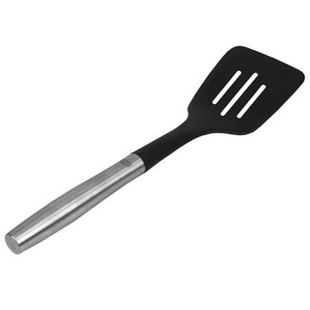 Home Basics Mesa Collection Scratch-Resistant Nylon Spatula  Black