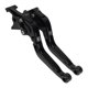 thumbnail image 1 of Palancas de freno y embrague cortas y largas ajustables Unique Bargains para Honda Rebel300 2017-2022, palanca de freno de manillar de motocicleta de aleación de aluminio negro sólido 1 par, 1 of 7