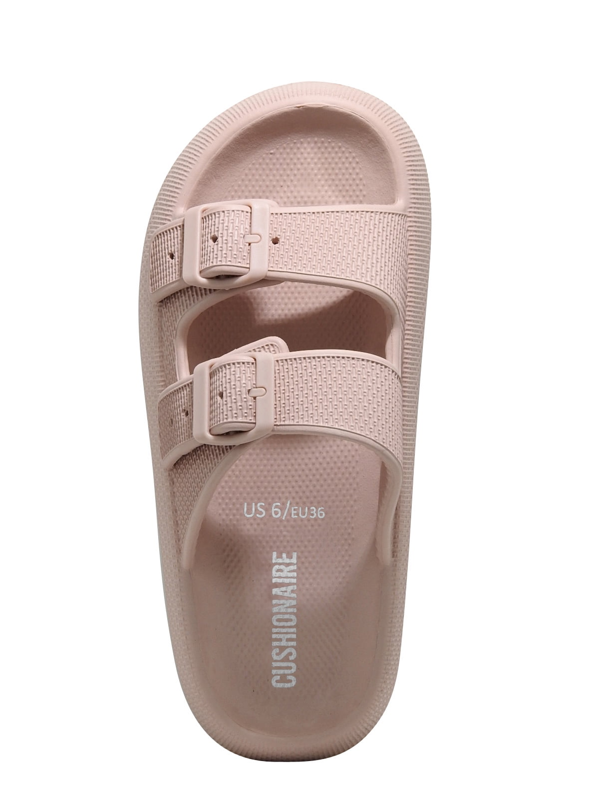 CUSHIONAIRE Women's Capri slide Flip Flop Sandal with Memory Foa 並行輸入品 Cushionaire Women\u0027s Nugget Footbed Slide Sandal