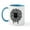 White/Blue Inside, variant on CafePress - Yarny Sheep Mug - 11 oz Ceramic Mug - Novelty Coffee Tea Cup