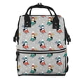 thumbnail image 1 of Disketp Skiing penguin Mochila de Pañales de Gran Capacidad con Múltiples Bolsillos, Mochila de Viaje Multifuncional para Bebé, Unisex, Moderna y Resistente, 1 of 6