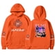thumbnail image 1 of Moonsky Sudadera con capucha de moda para mujer de la cantante pop Dem/0n HUNTR/X con jersey corto, suave y cómoda, top de manga larga para uso informal en primavera, otoño e invierno. (Naranja XL), 1 of 4