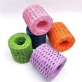 thumbnail image 6 of Walbest 1 Roll 656-Feet Raffia Yarn Eco-friendly Paper Rope, Decorative Wrapping Gift Raffia Packaging Paper Yarn, Paper Twine Wrapping Ribbon for Christmas DIY Craft Baking Packing, 6 of 7