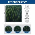 thumbnail image 6 of Green Forest Chair Covers Set of 1 Pine Trees Forest Summer Landscape Chair Back Covers Stretch Removable Washable Slipcovers Protector for Dining Room Kitchen Party Decor, 6 of 9