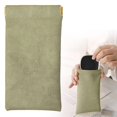 thumbnail image 3 of 1 Pc Leather Eyeglasses Case, PU Soft Sunglasses Pouch for Travel and Sunglasses Storage, Squeeze Top Portable Glasses Cases for Men Women, 3.35x6.69 Inch, 3 of 9