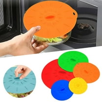 kitchen aid accessories and attachments Silicone Lids For Food Storage 5 Pack Silicone Lids Microwave Splatter Cover 5 Sizes Reusable Heat Food Suction Lids Fits Cups Bowls Plates Pots Pans Skillets