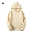 thumbnail image 1 of ziyahi Sweat à Capuche en Coton Unisexe Sweat à Capuche Absorbant le Réchauffement, Kaki, L, 1 of 8