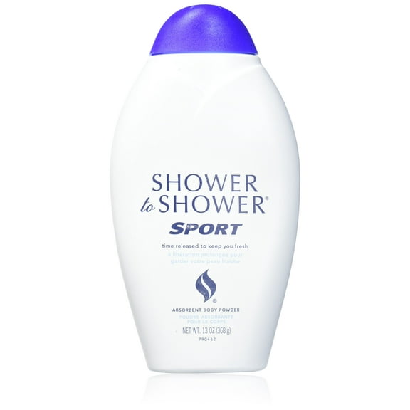 Shower to Shower Absorbent Body Powder, Sport, 13 oz Bottles (Pack of 3)