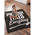 thumbnail image 3 of Purpose Fixes Everything® Throw Blanket, 2 Sizes, Black, 3 of 4
