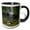 Black/White, variant on 3drose, Usa, Oregon, Cascade Range. Proxy Falls Scenic., 11oz Two-tone Black Mug