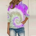 thumbnail image 2 of Dyegold Oversized Hoodie For Women Clearance Sales Graphic Sweatshirt Tie Dye Camo Fashion Ladies Long Sleeve Shirts Winter Teen Girls Sweater Hooded Workout Jacket Fleece Casual Lightweight Hoodie, 2 of 4