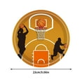 thumbnail image 3 of Basketball-Themed Disposable Paper Tray and Tablecloth Set, Napkins, Birthday Party Decor, Convenient Cleanup for Celebrations and Events, 3 of 5