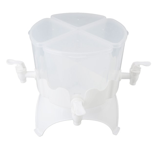 Dispensador De Bebidas, Contenedor Dispensador De Bebidas Giratorio De Fácil Limpieza Multiusos Para Refrigerador