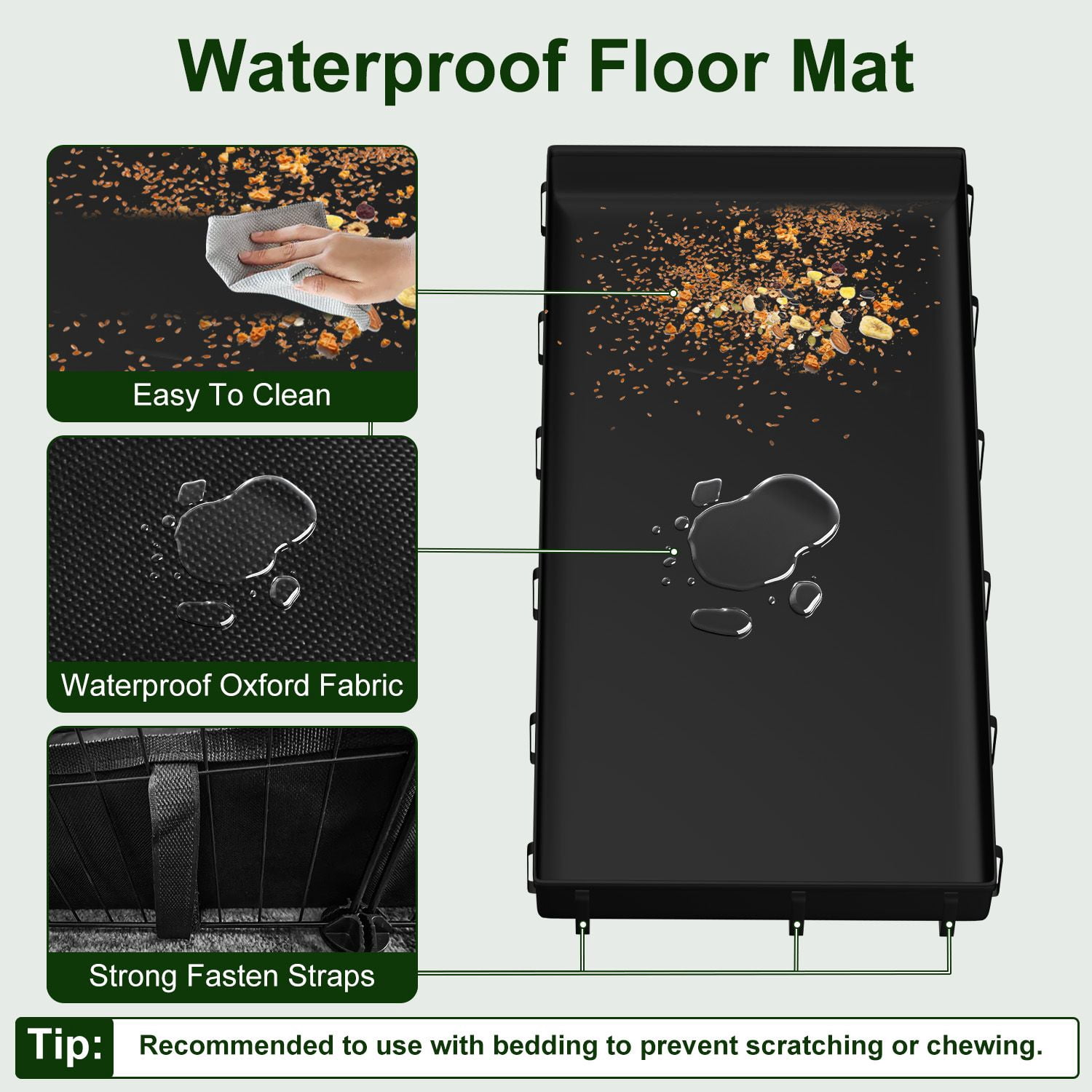 DIY Assemble Metal Small Pet Play Enclosure Multiple Layout Options,Small Animal Playpen DIY Metal Pet Enclosure with 20 Panels Waterproof Floor Mat for Hedgehogs Chickens Ducklings Rabbits