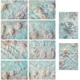 thumbnail image 1 of 60 hojas de papel para álbumes de recortes con estampado floral, vintage, con perlas de flores, decorativas, para diario, arte y manualidades., 1 of 9