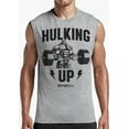 thumbnail image 2 of Gymish Hulking Up Men’s Muscle Tank Top – Sleeveless Workout Gym Shirt, Funny Lifting Tee for Men, 2 of 4