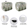 thumbnail image 5 of Toaster Cover 2 Slice, Green Spring Botanical Dustproof Bakeware Oven Protector with Top Hook, Summer Butterfly Vintage Waterproof Small Kitchen Appliance Toasters Dust Cover, 12"x7.5"x8", 5 of 9