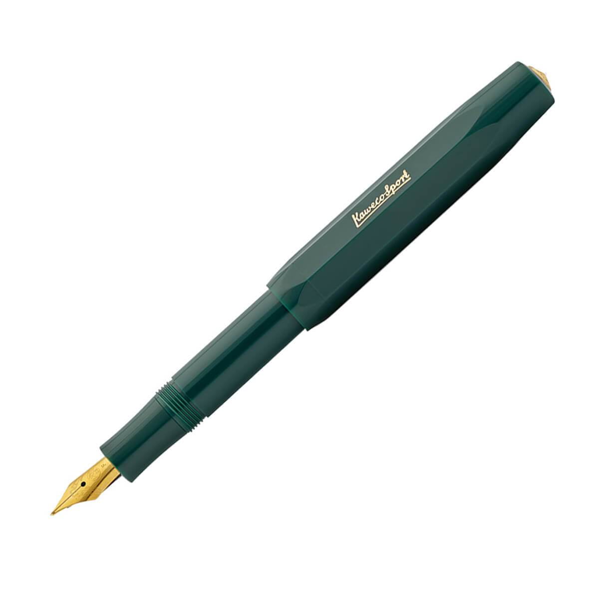 Kaweco 10000487 Classic Sport Fountain Pen, Green, Extra Fine