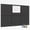 Dark Gray-36" x 24", variant on Large Cork Board For Wall  36" X 24" Bulletin With Pushpins 6 Panels Felt Tiles Tack Push Pin Office Dark Gray