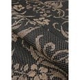thumbnail image 2 of 7.5 ' x 10.75 ' Brown Garden Rectangular Area Throw Rug, 2 of 7