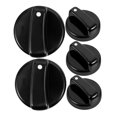 thumbnail image 4 of TEHAUX 5Pcs Black Stove Control Knobs for Gas Stove Supplies Home Use Kitchen, 4 of 7