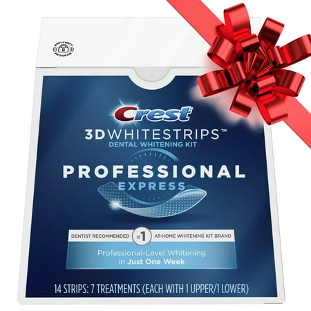 Crest 3D Whitestrips Professional Express Teeth Whitening Kit, 7 (Best Teeth Whitening In Atlanta)