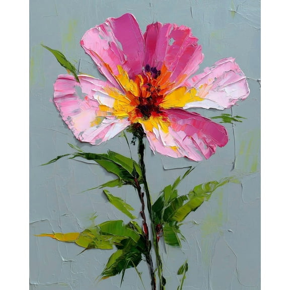 Paint by Numbers for Adults Kids Beginner Pink Cloud Dance DIY Acrylic Painting by Numbers Kits with Brushes Acrylic Pigment Home Decoration Gifts 16 x 20 inch