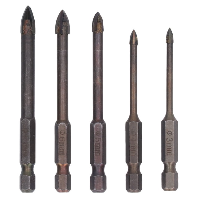 Brocas hexagonales, juego de brocas Juego de brocas para grifo único Herramienta de perforación Funcionalidad versátil