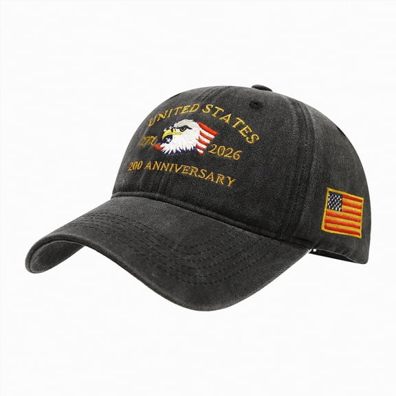 UngA USA 250th Anniversary Hat Embroidered Patriots Eagle Trucker Cap 250th Anniversary Cap for Men Women,One Size