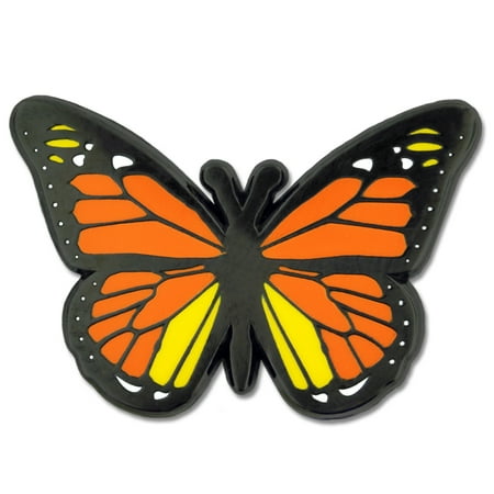 Enameled Butterfly Pin - PinMart's Monarch Butterfly Vibrant Insect Enamel Spring Brooch Lapel Pin