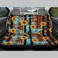 thumbnail image 4 of Renewold American Tribal Sunflower Brown Car Seat Cover Full Set for Women Men, Front & Rear Car Seats Protector Vehicle Split Bench Covers, Washable Vehicle Cushion, 4 of 7
