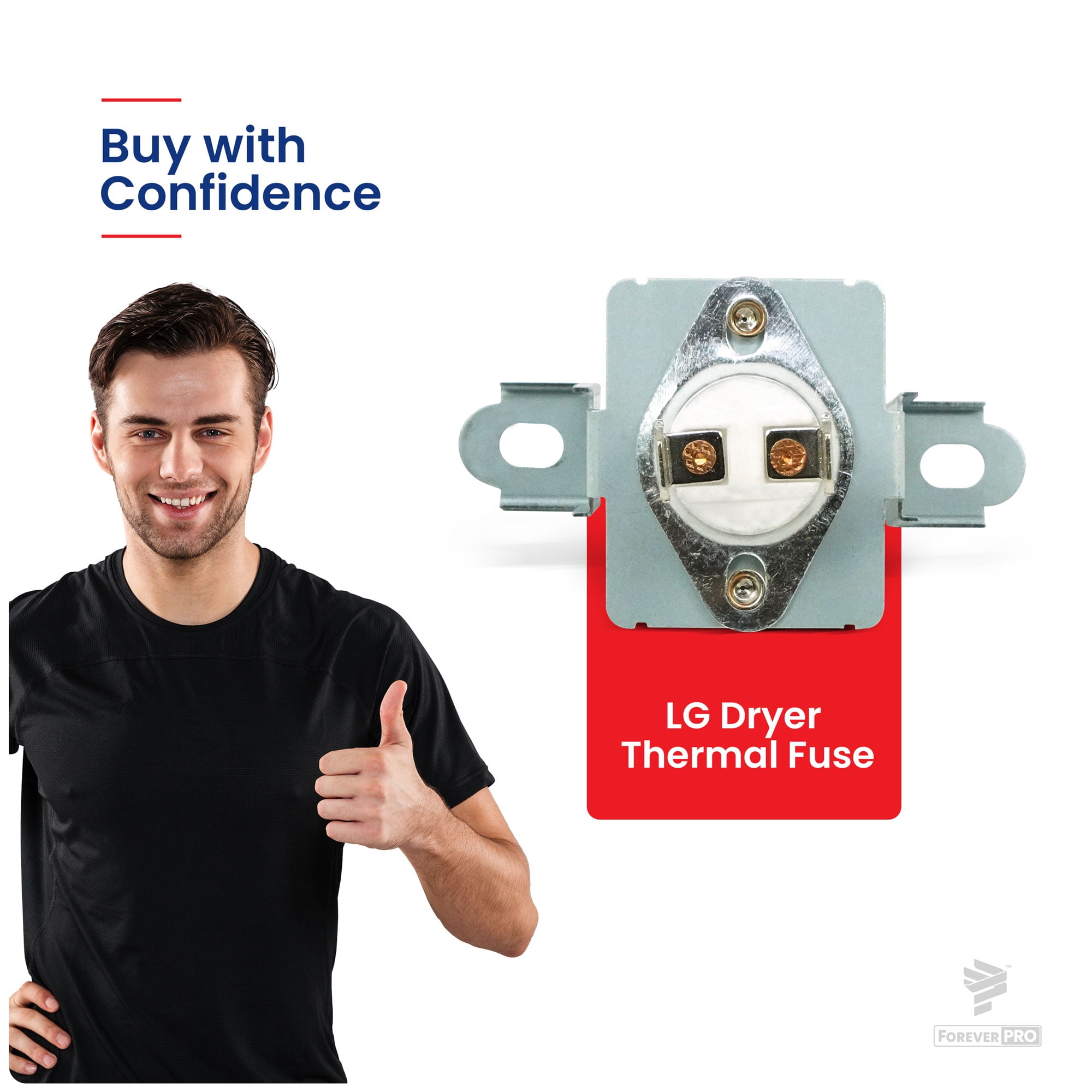 ForeverPRO 6931EL3003D Hi-Limit Thermostat for LG Dryer 6931EL3003E