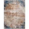 thumbnail image 2 of Mark&Day Washable Area Rugs, 4x6 Vevay Modern Rust Area Rug (4'3" x 5'11"), 2 of 6