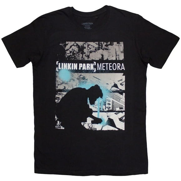 Linkin Park Womens Meteora Drip Collage Crop Top