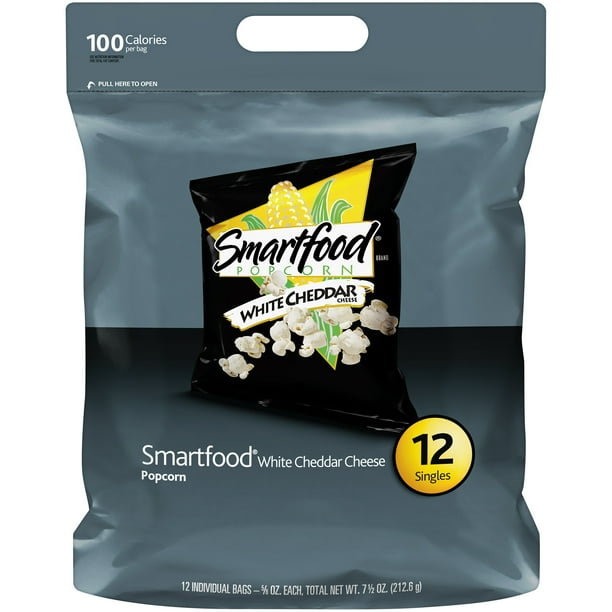 Smartfood White Cheddar Popcorn, 0.625 Oz Single-Serve Bags (12 Ct)