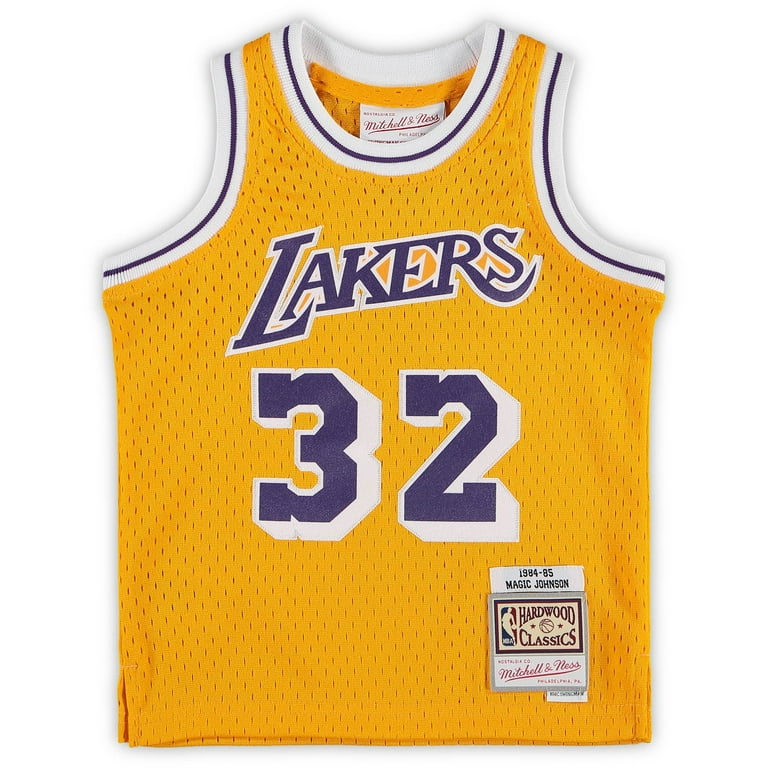 Men's Los Angeles Lakers Magic Johnson Mitchell & Ness Gold